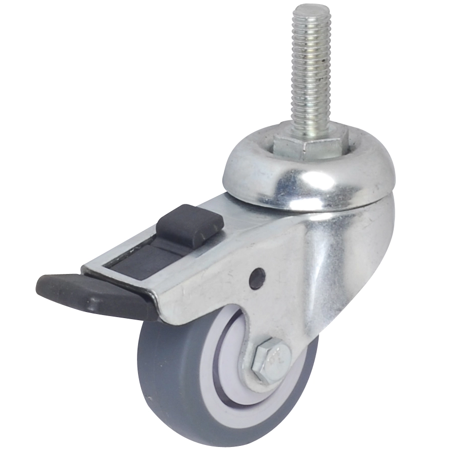 2 inches Medical funirure caster thread stem with brake_885_885.jpg