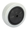 3" Rigid/Swivel/with brake Smooth Glide PP Caster Wheel, Medium Duty, Multi-Surface Compatibility