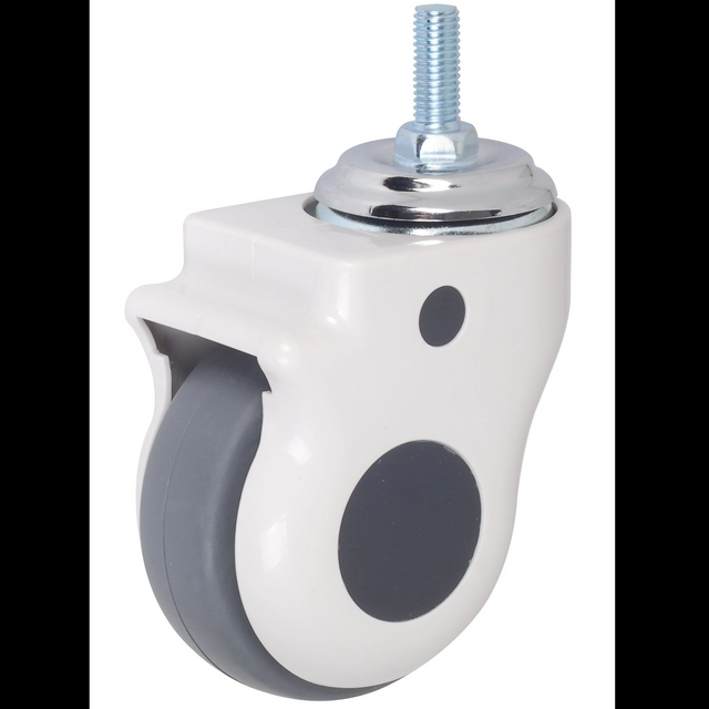 HB01-4"/5" Thread stem swivel hospital bed caster