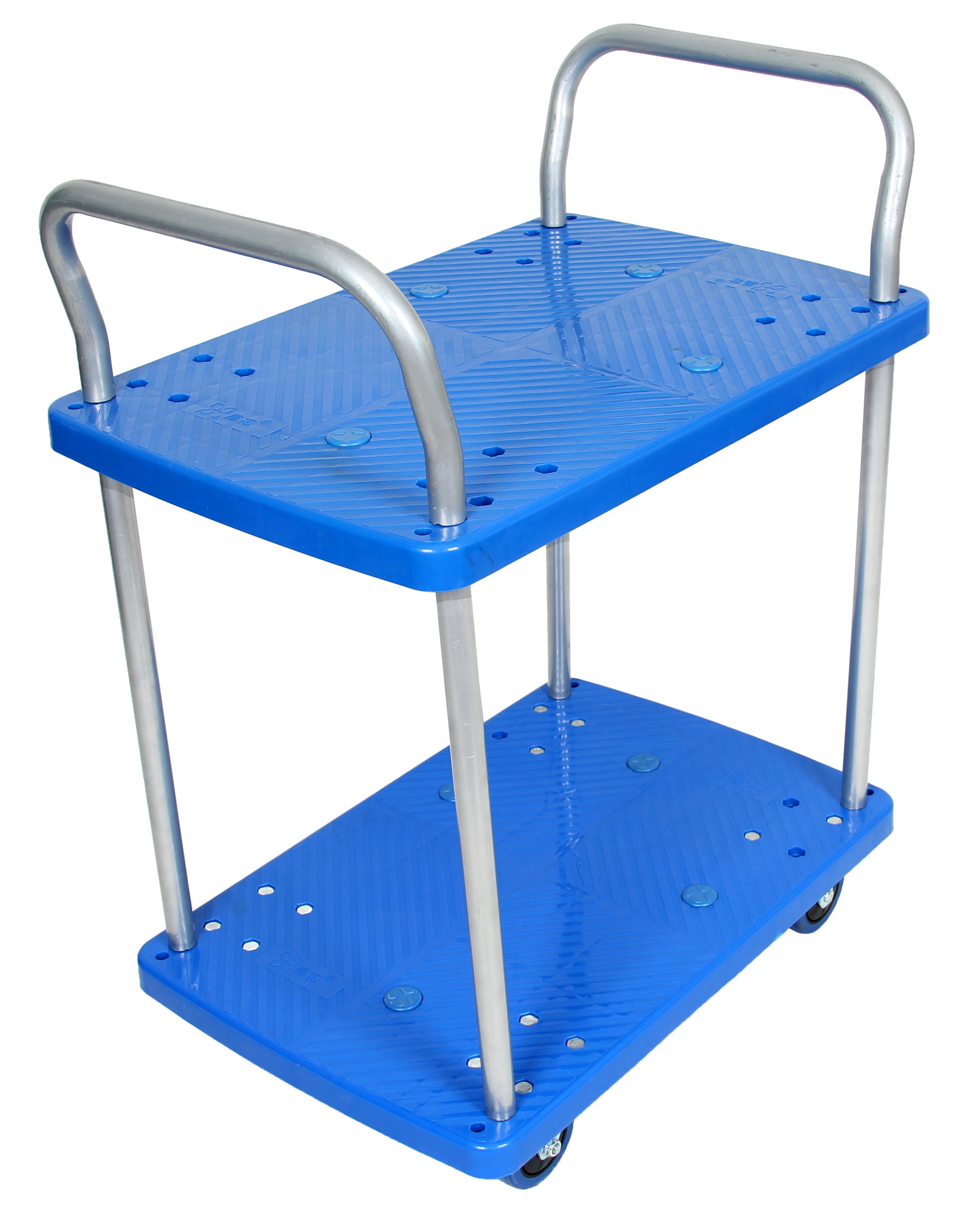 24 Inch Double Tier Silent Service Cart