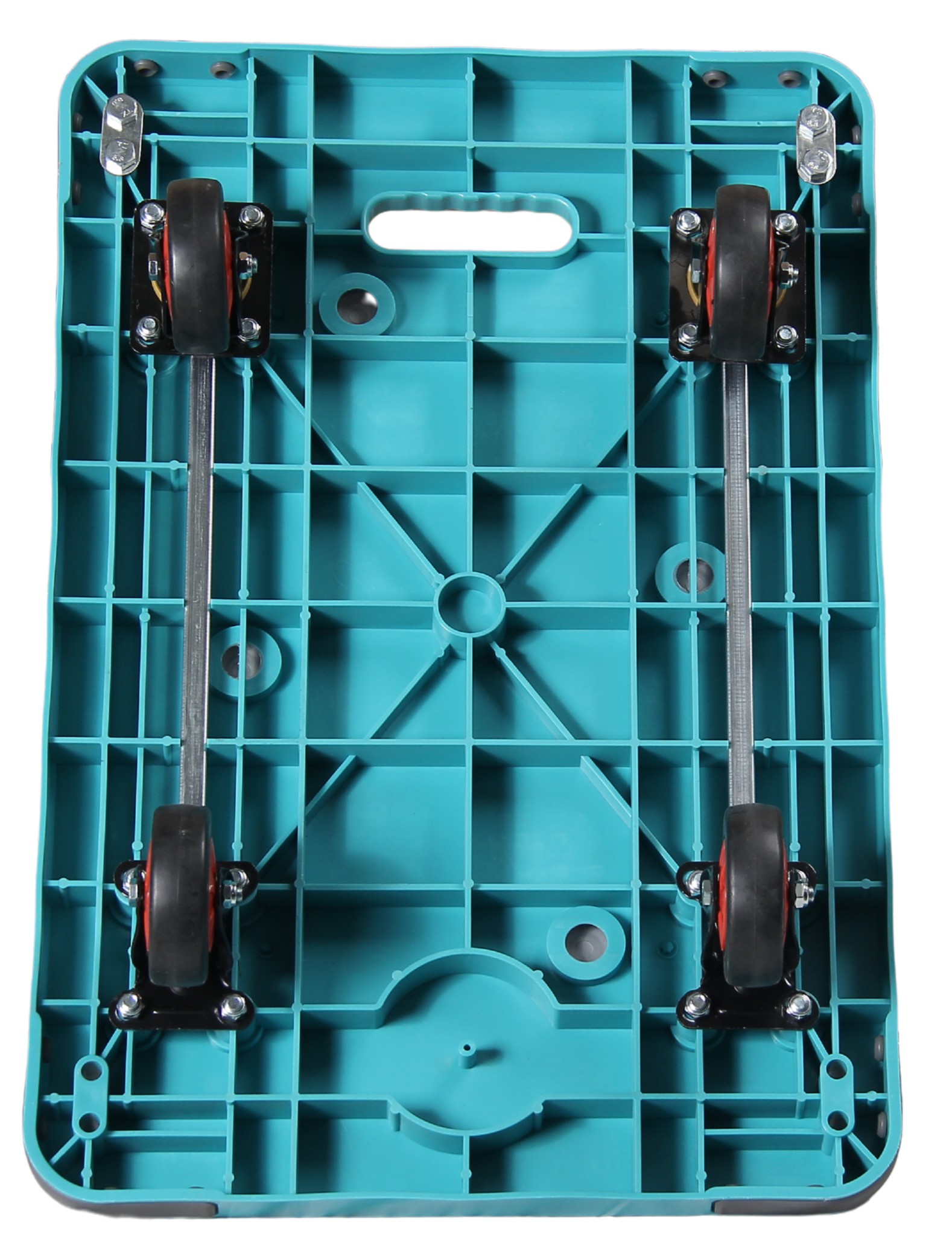  29" Blue Heavy-Duty Mobile Platform Trolley for Transport And Storage