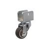 1"/1.25"/1.5"/2" U Shape Bearing TPR with Chrome Finishing Caster without Brake