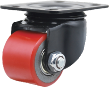 2” Fix/swivel/with brake extra heavy duty industrial Iron caster 