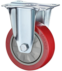 Waterproof Rigid Medium Duty Industrial Caster Wheels, 3", 4", 5" with PVC Bearings
