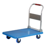 19-Inch TPR Caster Ultra-Quiet Heavy-Duty Flatbed Hand Trolley for Warehouse & Home