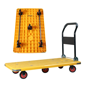 48" 5 wheels yellow color Eco-Friendly Multi-Functional Hand trolley