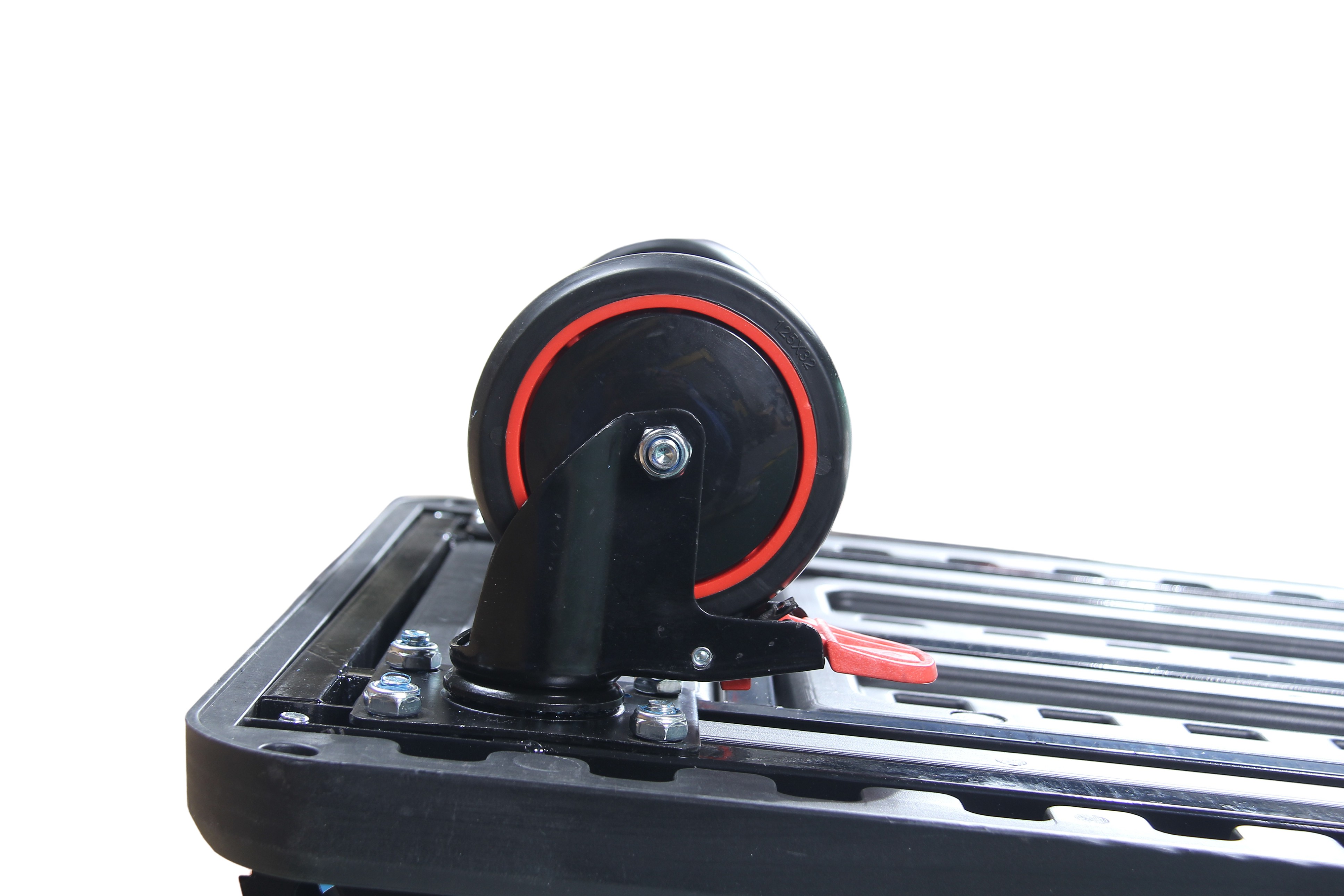 36 inch Blow-molded Super Silent all-purpose with brake Flatbed Hand Truck 