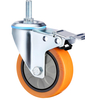 Waterproof Plate Swivel Medium Duty Industrial Caster Wheels, 3
