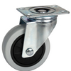 3" Rigid/Swivel/with brake Smooth Glide PP Caster Wheel, Medium Duty, Multi-Surface Compatibility