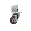 1"/1.25"/1.5"/2" L Shape Bearing TPR with Chrome Finishing Caster without Brake