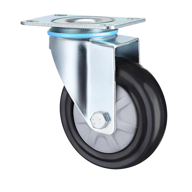 Waterproof Stem Medium Duty Industrial Caster Wheels, 3