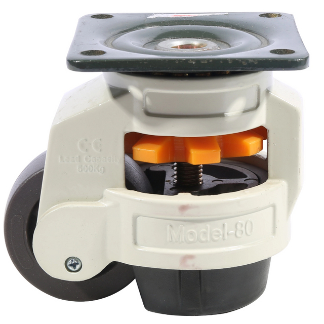 80mm Heavy Duty Footmaster Adjustable Caster Wheels
