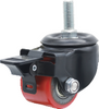 2” Fix/swivel/with brake extra heavy duty industrial Iron caster 