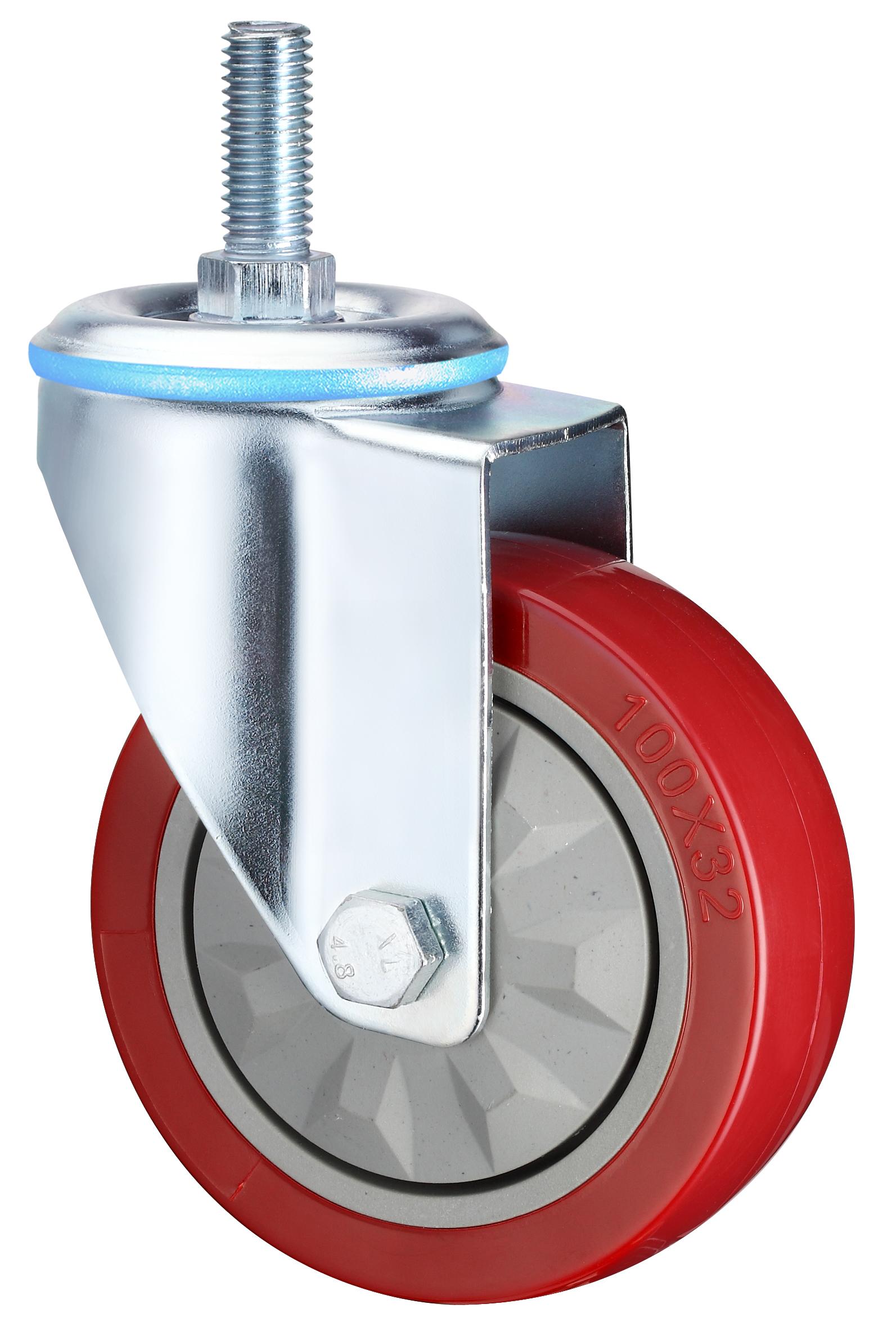 Waterproof Plate swivel Medium Duty Industrial Caster Wheels, 3