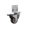 1"/1.25"/1.5"/2" L Shape Bearing TPR with Chrome Finishing Caster without Brake