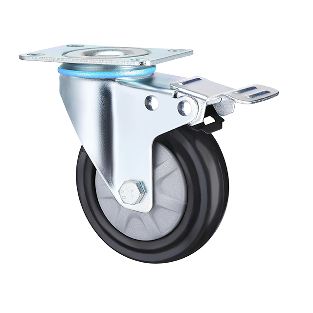 Waterproof Stem Medium Duty Industrial Caster Wheels, 3