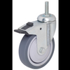 LD 2-4 Inch TPR Medical Stem with brake Casters for Equipment/trolley/ Furniture