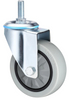Waterproof Thread Stem Medium Duty Industrial Caster Wheels, 3", 4", 5" with PP Signle Bearing