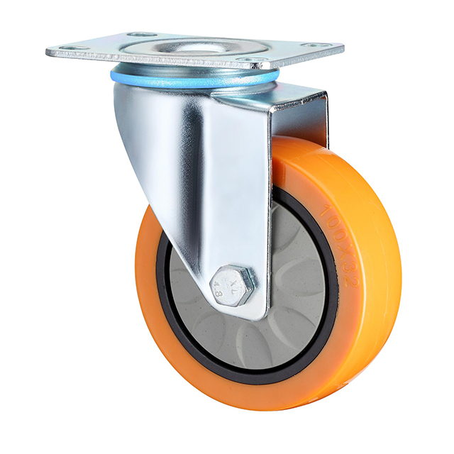 Waterproof Thread Stem Medium Duty Industrial Caster Wheels, 3