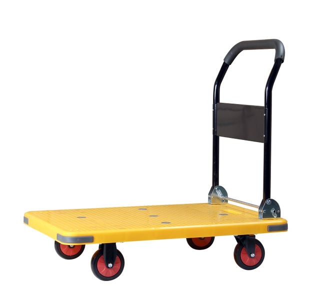 36” Yellow color Eco-Friendly Silent hand trolley cart