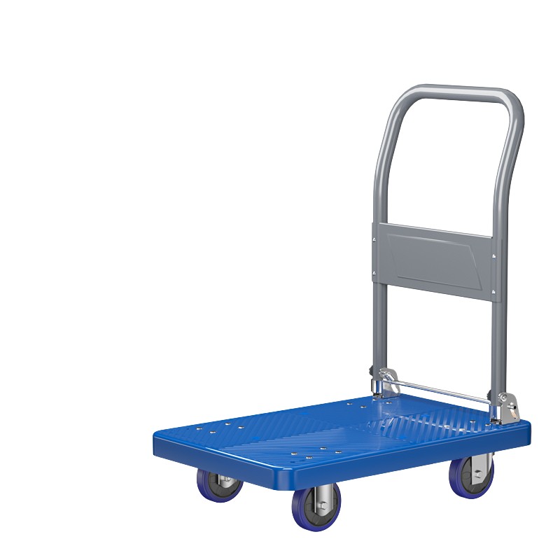 19-Inch Heavy-Loading Quiet Flat Cart: Economical & Durable for Warehouse and Home