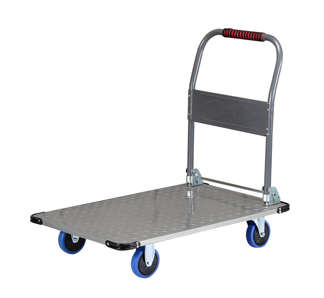 24" Reinforced Double Galvanized Steel Silent Hand Truck