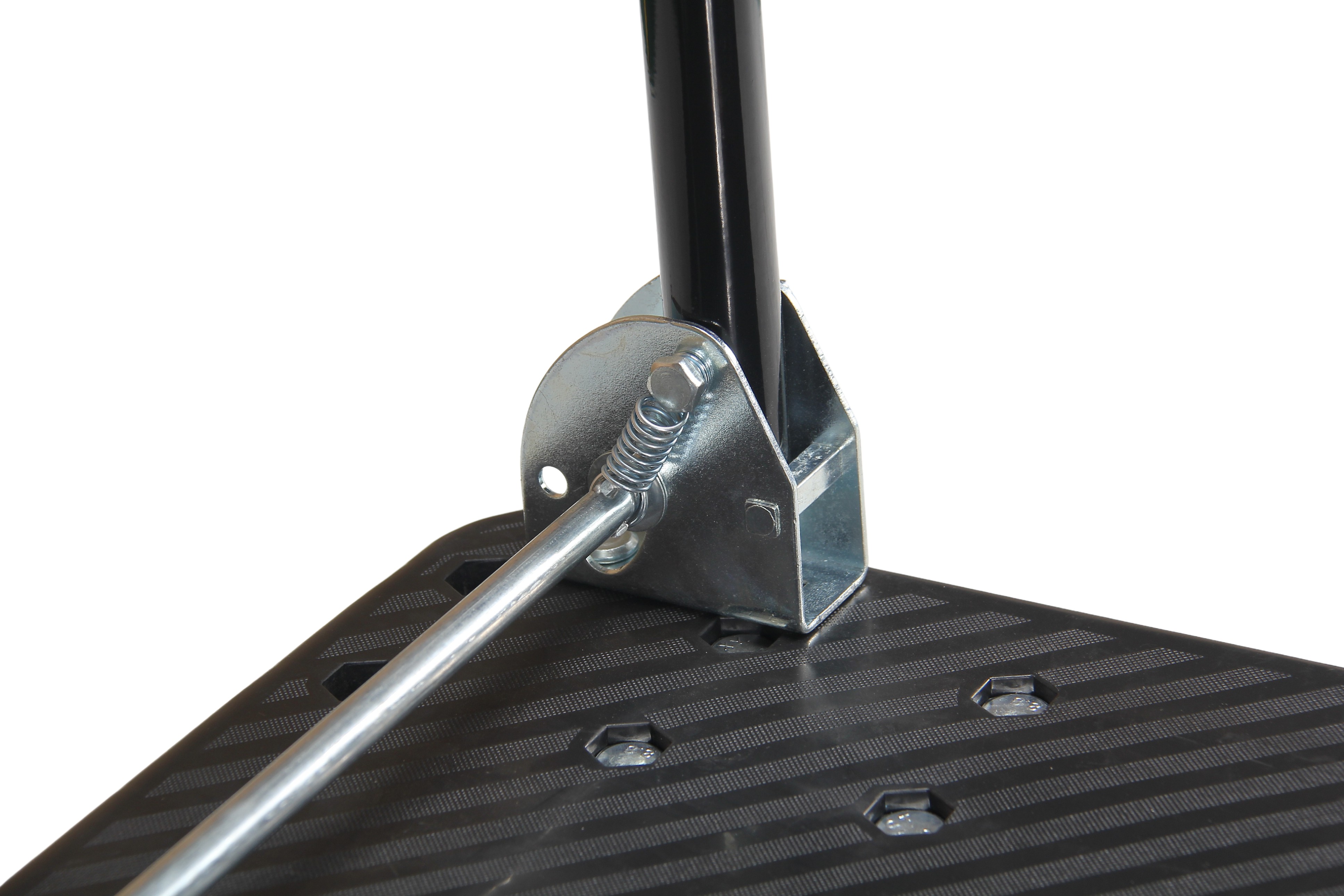 19" Double-steel flatbed hand trolley for warehouse/logistic/home and industry use