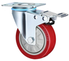 Waterproof Plate swivel Medium Duty Industrial Caster Wheels, 3