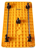 48" 5 wheels yellow color Eco-Friendly Multi-Functional Hand trolley