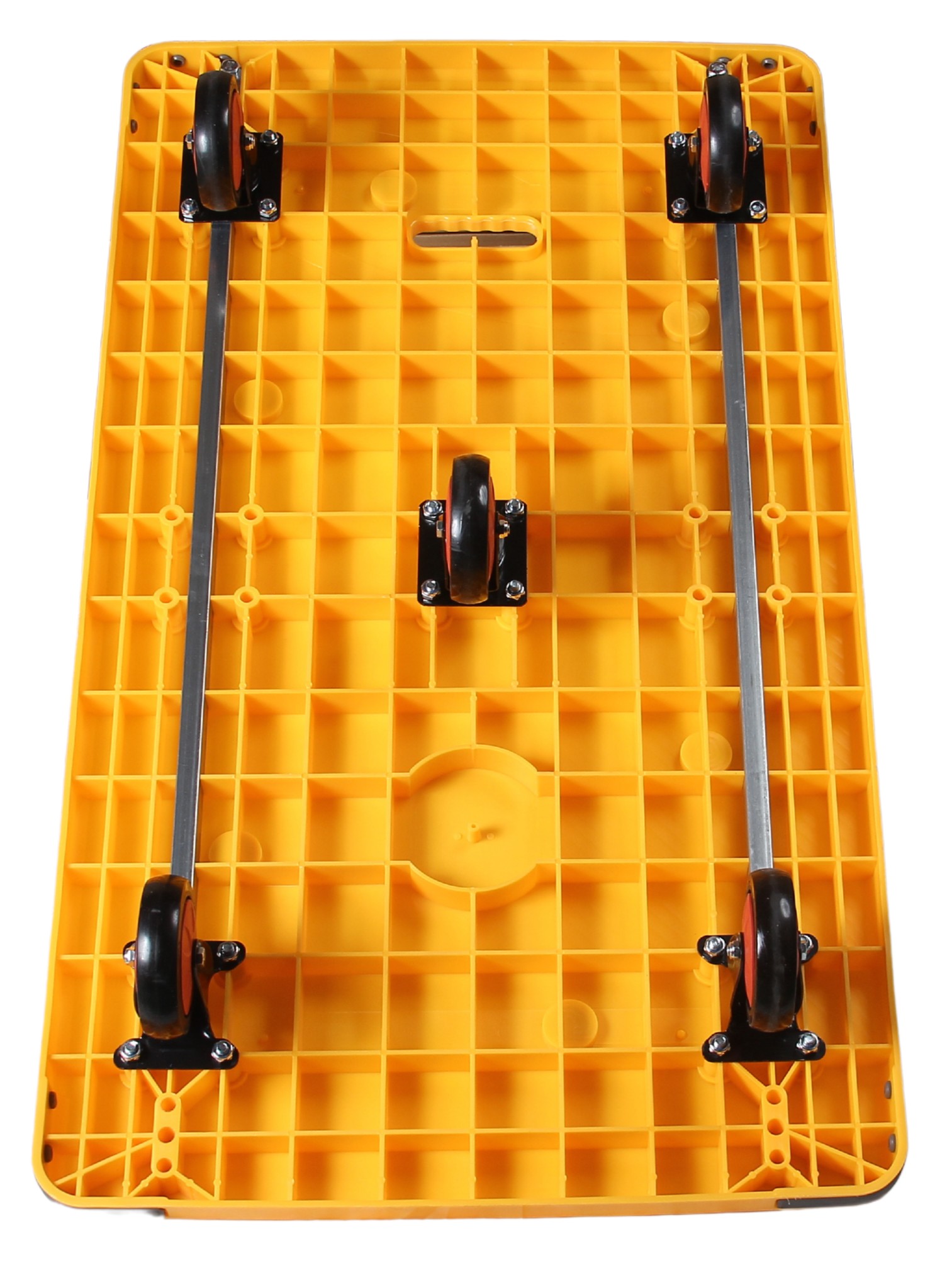 48" 5 wheels yellow color Eco-Friendly Multi-Functional Hand trolley