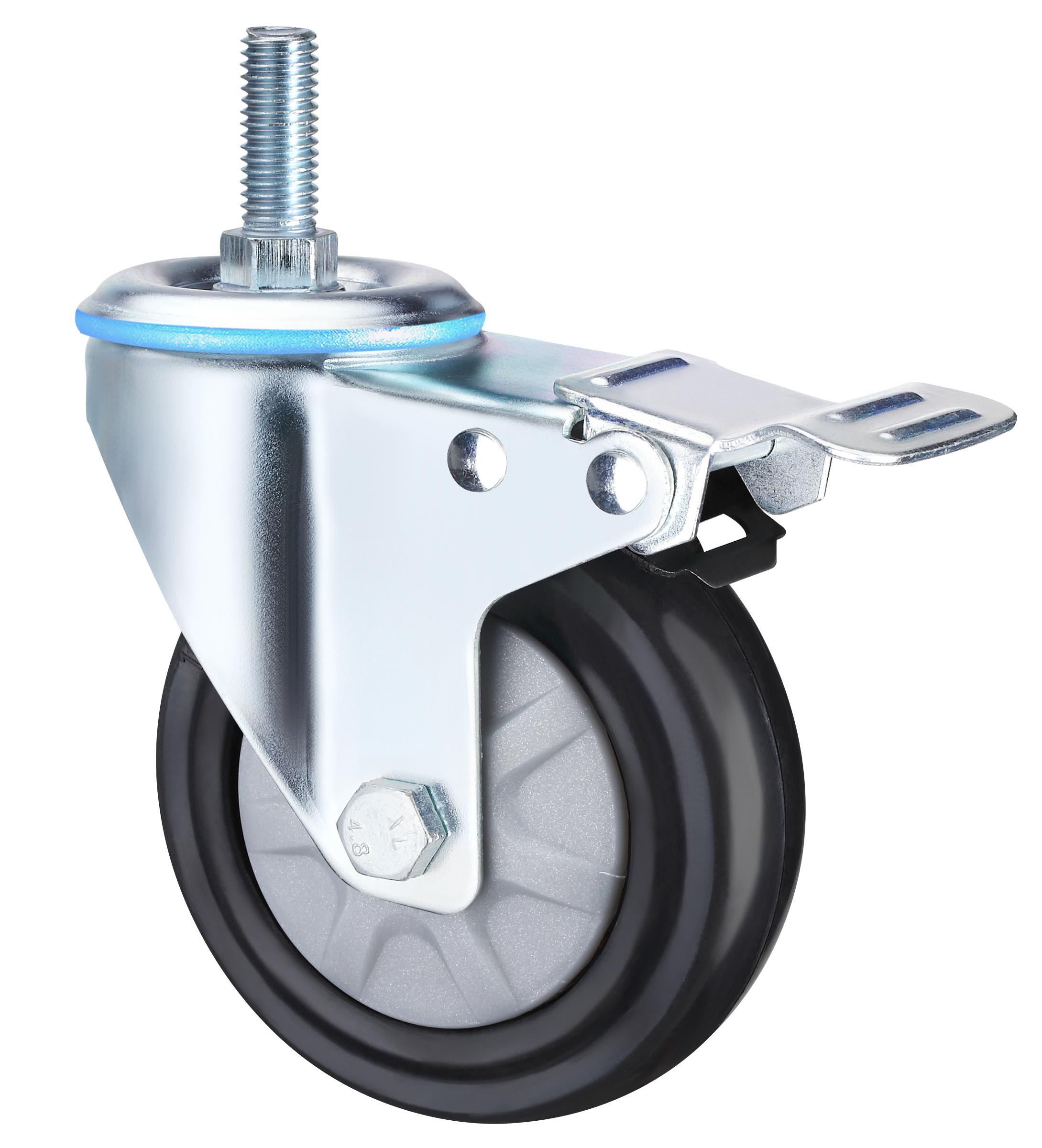 Waterproof Rotating Medium Duty Industrial Caster Wheels, 3