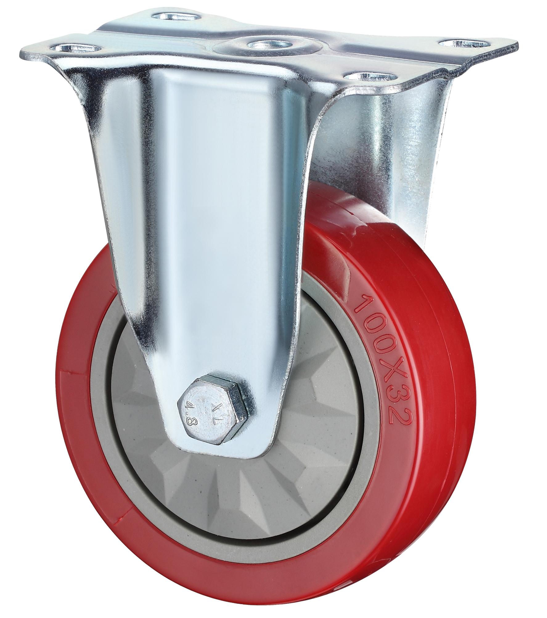 Waterproof Plate swivel Medium Duty Industrial Caster Wheels, 3