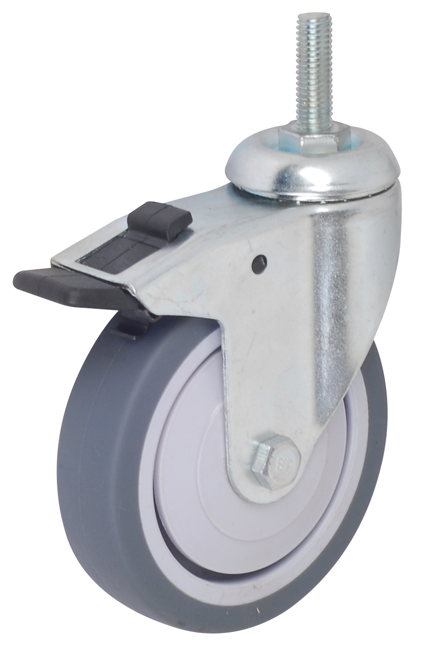 Light Duty 2-4 Inch TPR Medical Casters for Equipment/trolley/ Furniture