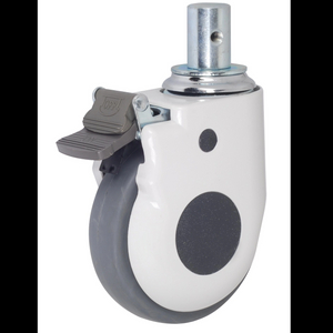 HB01-4"/5" Pin stem with brake hospital bed TPR caster