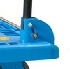 350KGS Mesh type silent wheel platform hand trolley for food industry 
