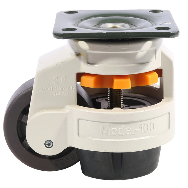 100mm Heavy Duty Footmaster Adjustable Caster Wheels