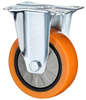 Waterproof Plate Rigid Medium Duty Industrial Caster Wheels, 3", 4", 5" with PU Bearings