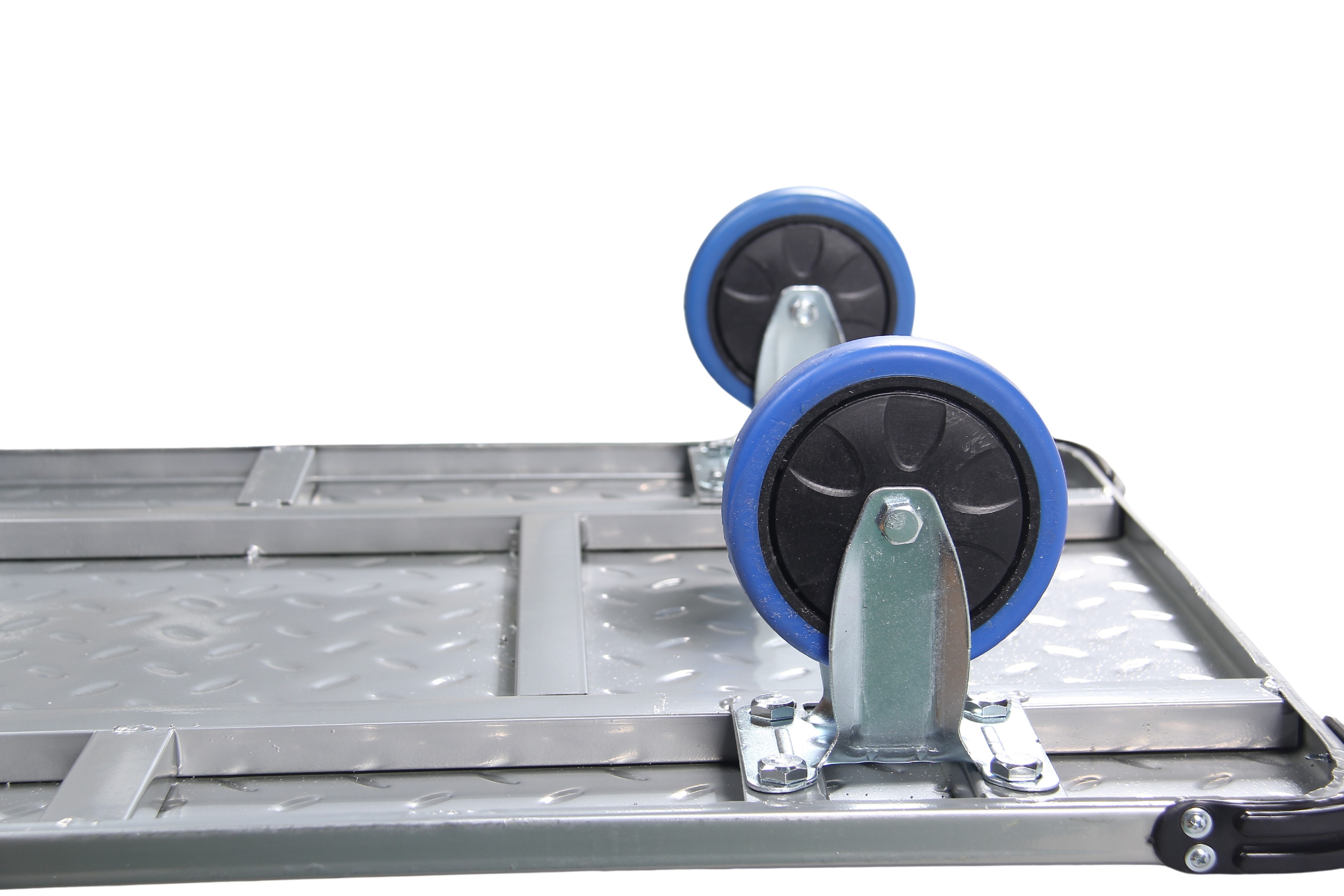 24" Reinforced Double Galvanized Steel Silent Hand Truck